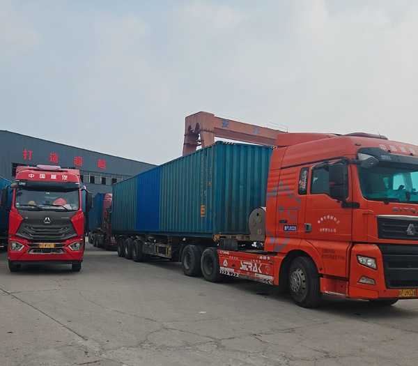 雙梁起重機發貨現場